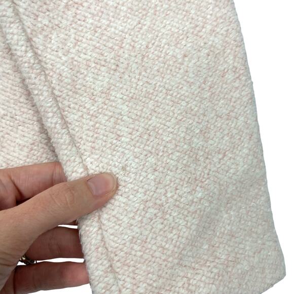 Closed Anthropologie | Pastel Pink Textured Mock Neck Relaxed Fit Sweater - Picture 6 of 9